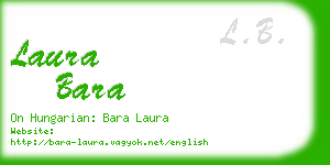 laura bara business card